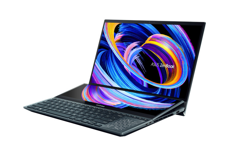 Zenbook Pro Duo 15 OLED na laptop