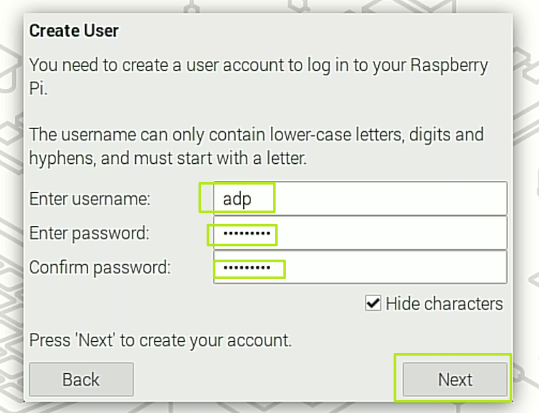 Ipasok ang username at password