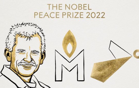 Iginawad ang Nobel Peace Prize sa mga nangangampanya ng karapatang pantao sa Belarus, Russia, Ukraine