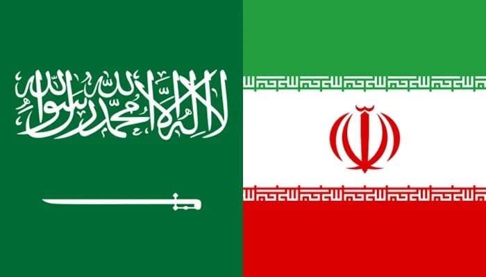 (L to R) Ang mga watawat ng Saudi Arabia at Iran.  — Wikipedia/File