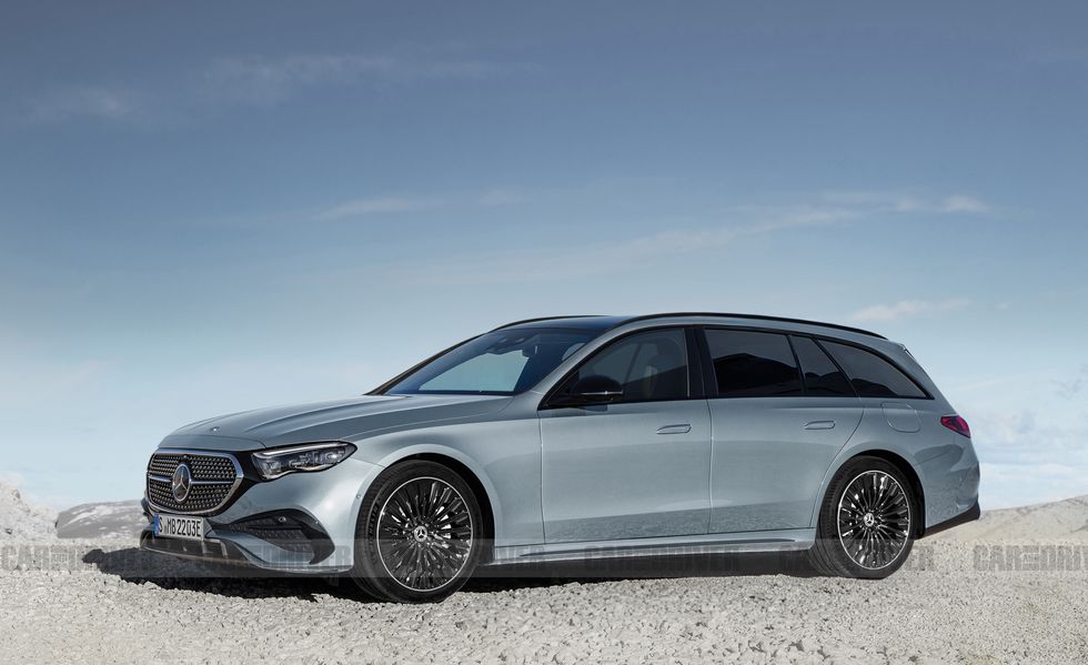 2024 mercedesbenz eclass wagon ilustrasyon