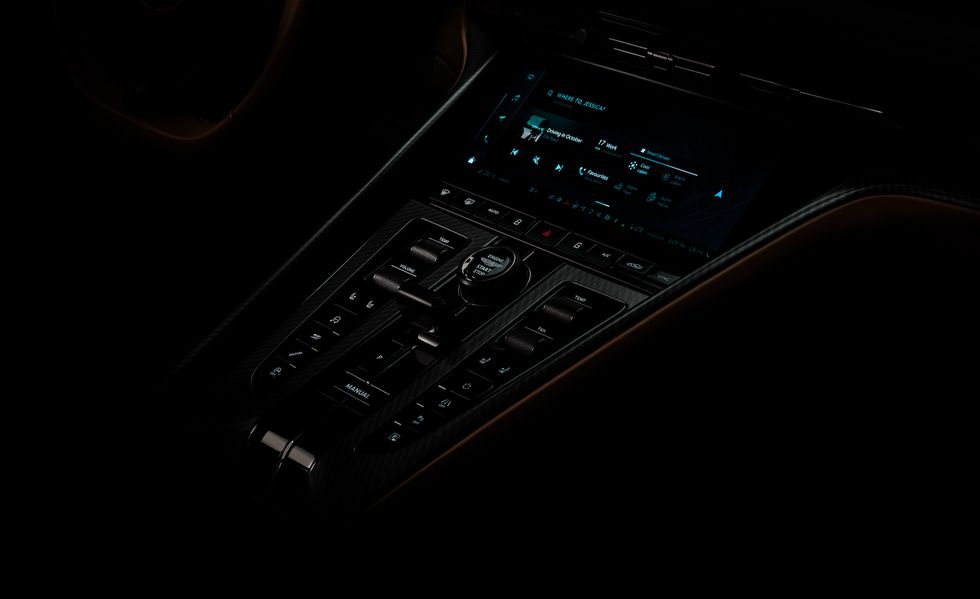 Aston Martin next-gen DB infotainment system aston martin next gen db infotainment system