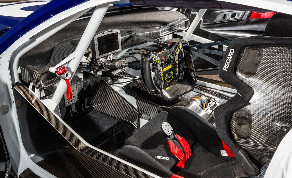 interior ng ford mustang gt3 race car